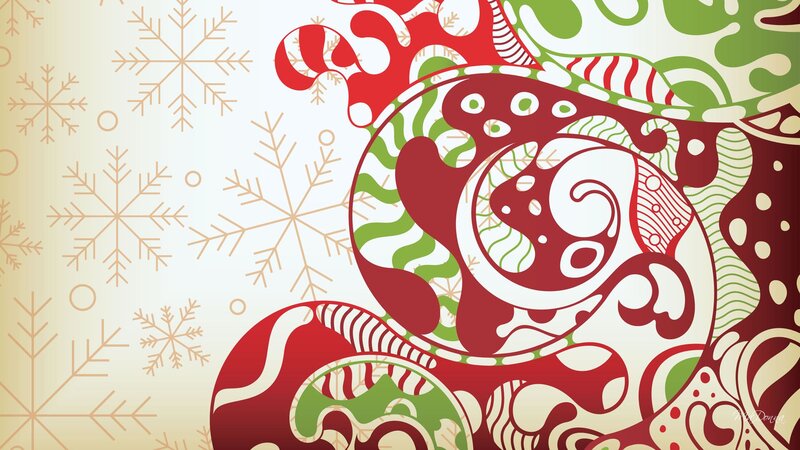 Abstract Holiday Pattern