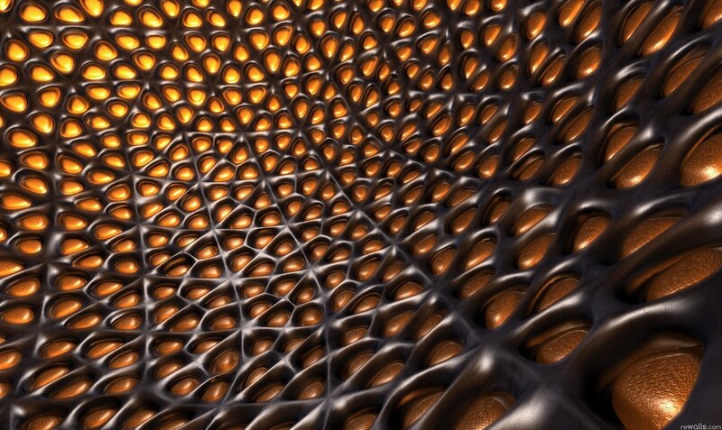 abstract honeycomb pattern