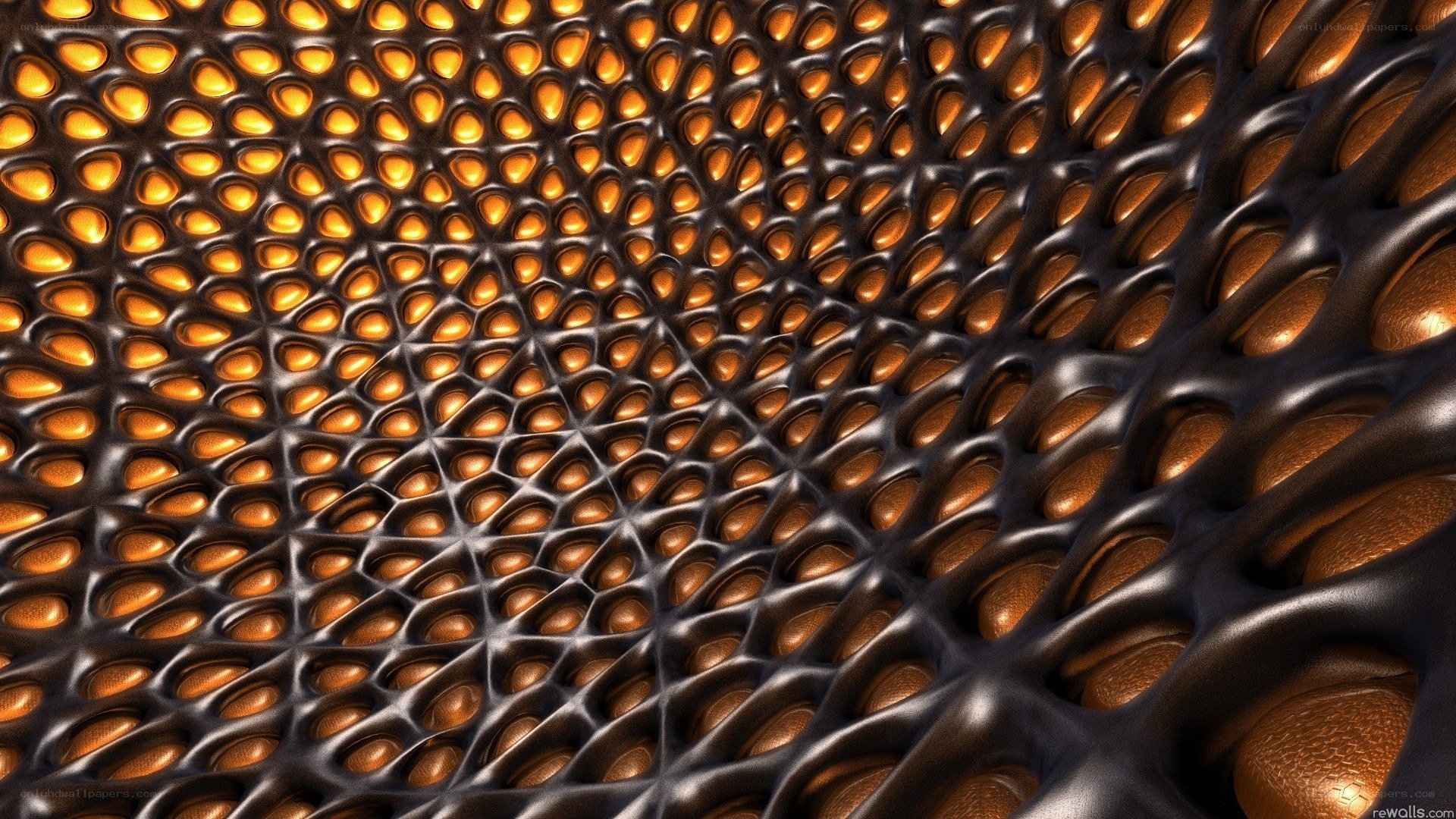 abstract honeycomb pattern