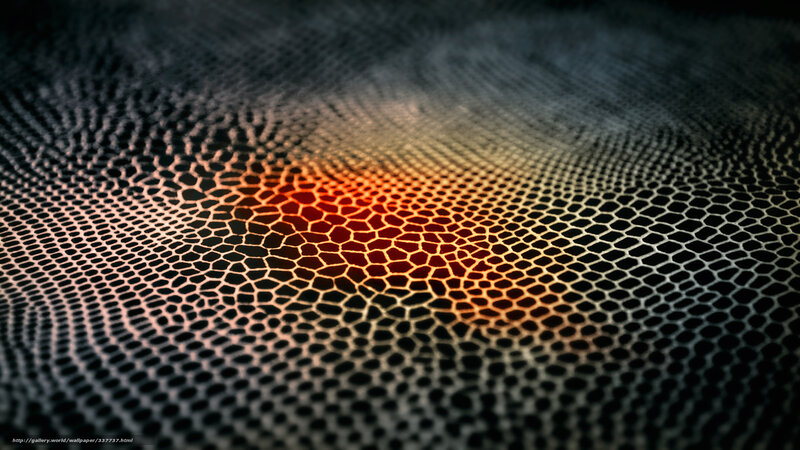 Abstract honeycomb pattern with glowing center