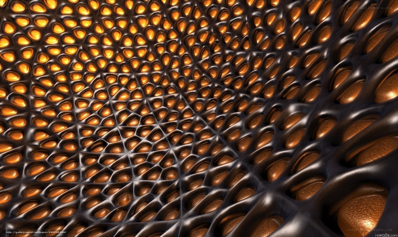 abstract honeycomb pattern