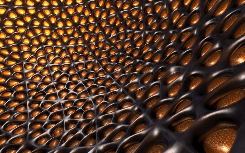 Abstract honeycomb texture