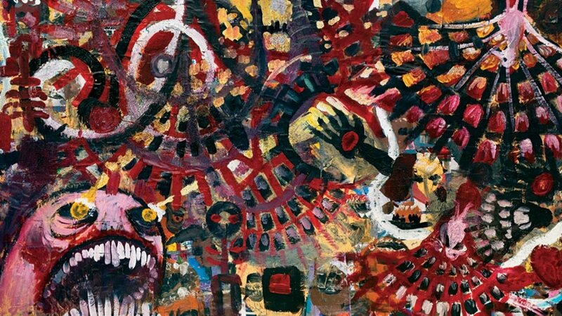 Abstract Horror Painting