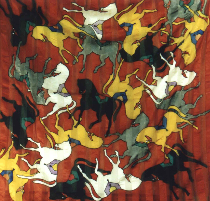 Abstract Horse Pattern