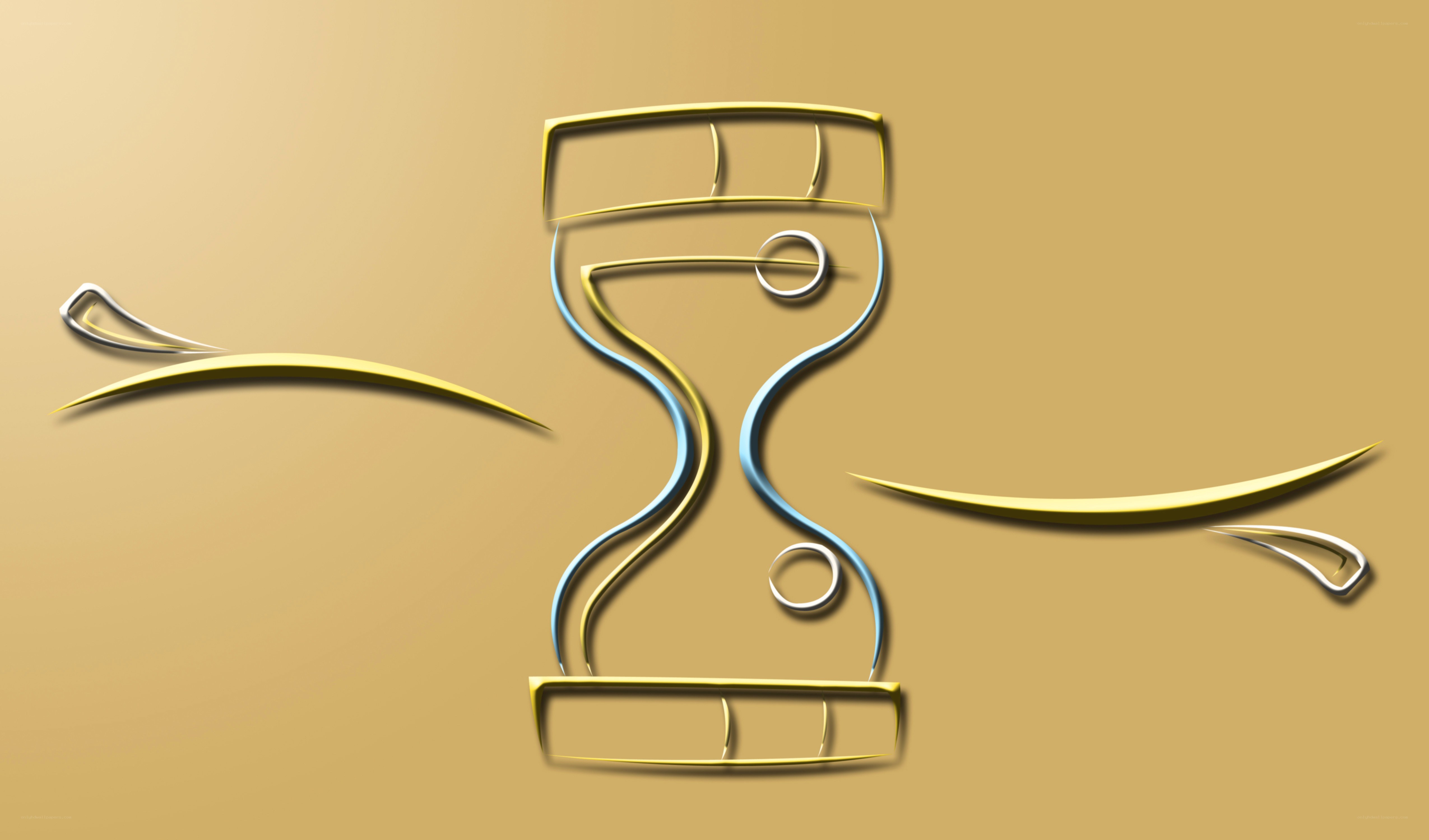 abstract hourglass design