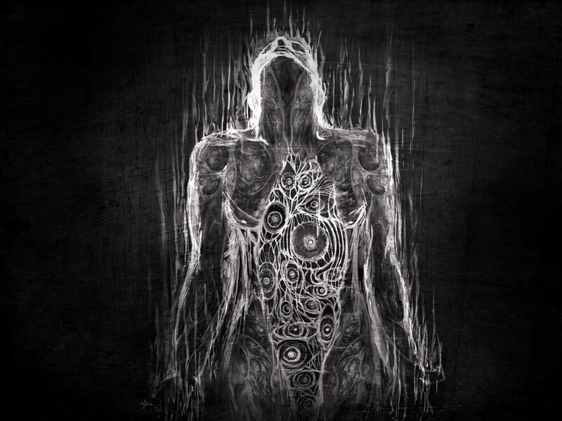 abstract humanoid figure