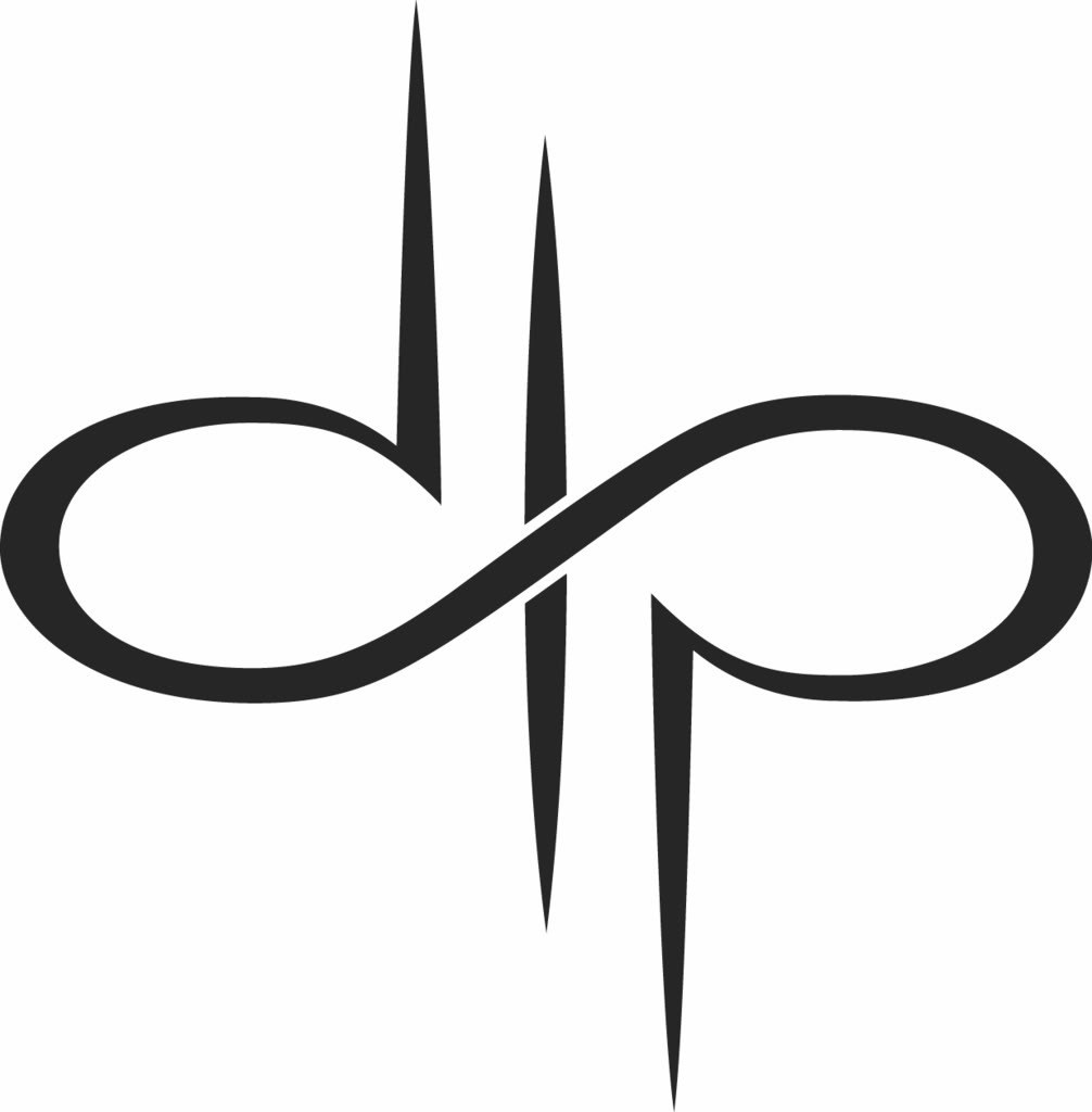 abstract infinity symbol logo