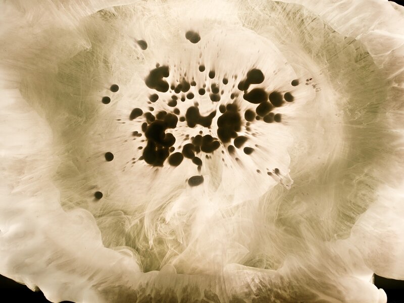 abstract ink diffusion pattern