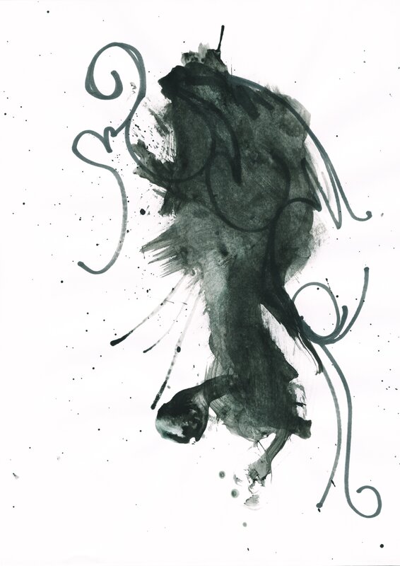 Abstract Ink Figure