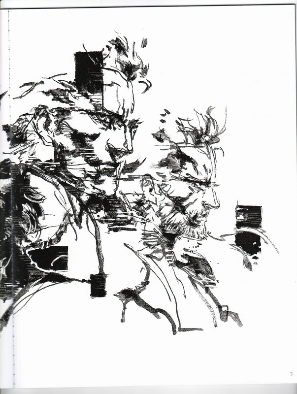 abstract ink sketch of figures