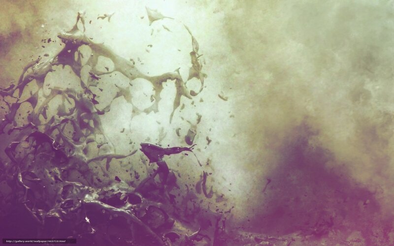 abstract ink splatter art