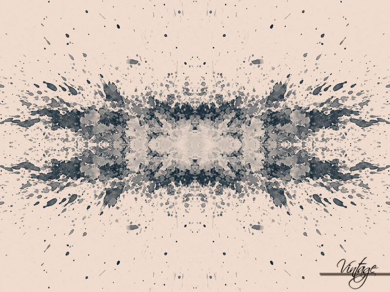 abstract ink splatter design