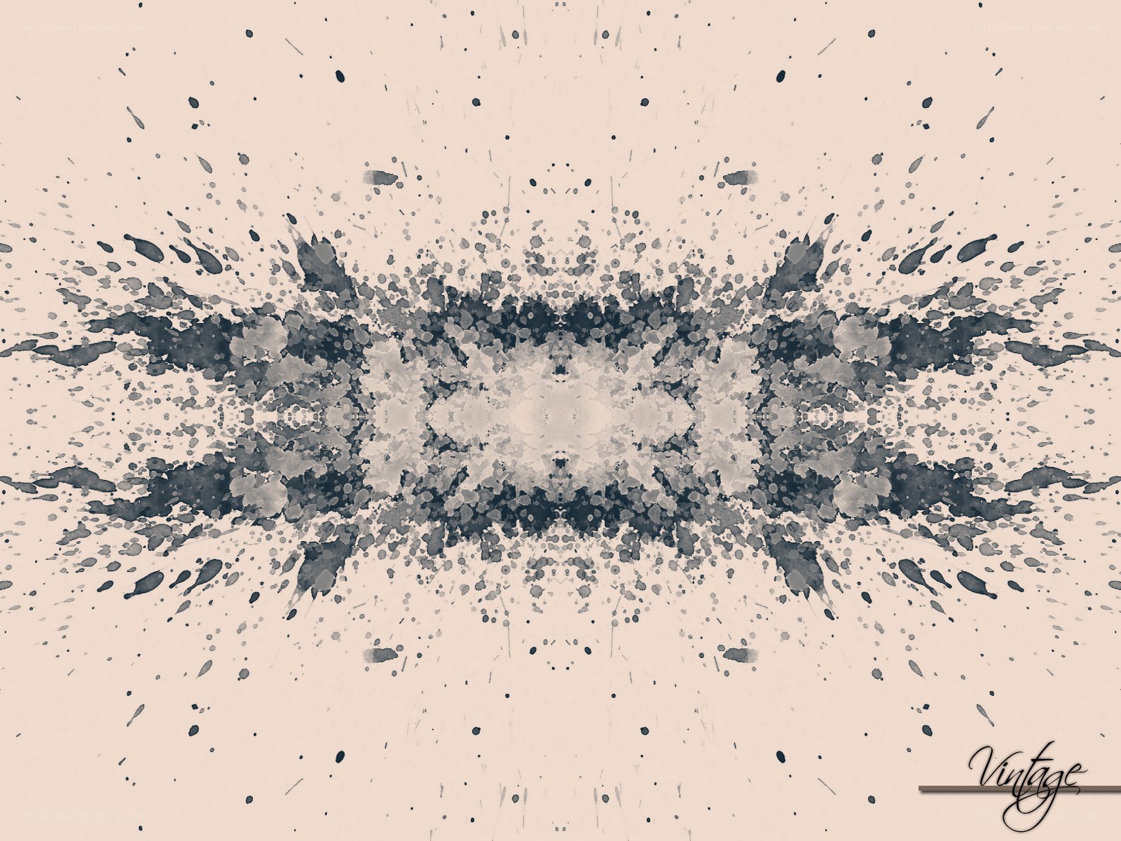 abstract ink splatter design
