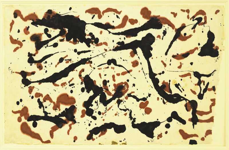 Abstract Ink Splatters — Black, Chaotic