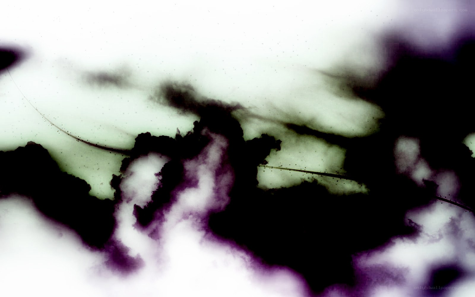 abstract ink swirls