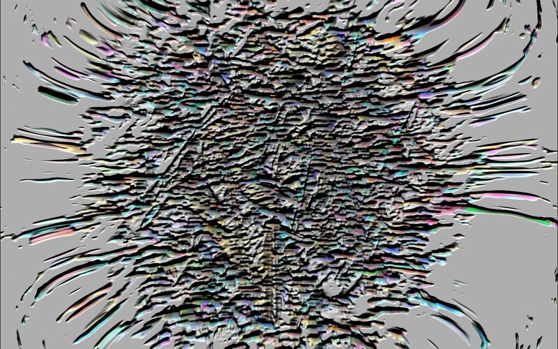 abstract iridescent pattern