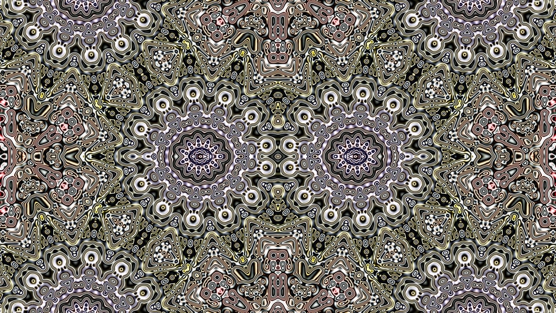 Abstract kaleidoscopic pattern