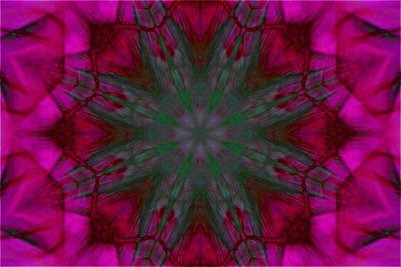 abstract kaleidoscopic pattern