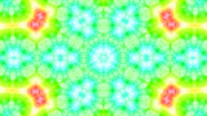 Abstract Kaleidoscopic Pattern — Green