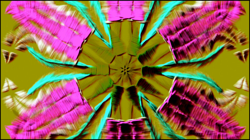 Abstract Kaleidoscopic Pattern — Pink