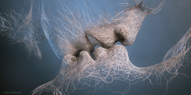 Abstract kissing figures