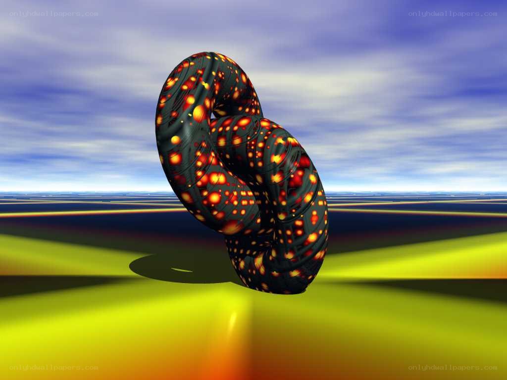 abstract knot sculpture