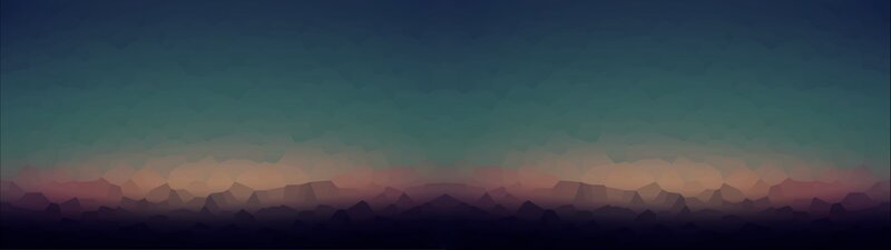 Abstract Landscape — Blue