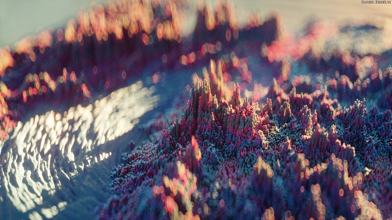 Abstract Landscape of Cylinders