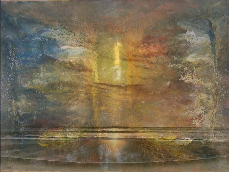 Abstract Landscape Painting — Yellow