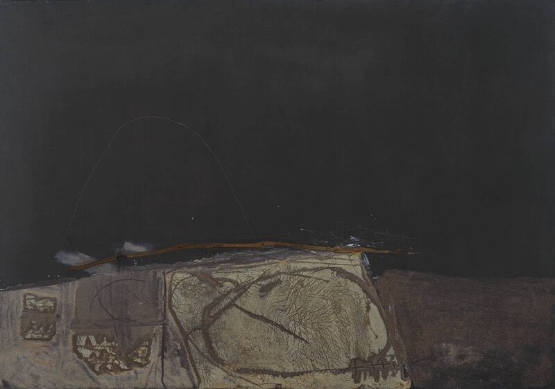 Abstract Landscape with Stick