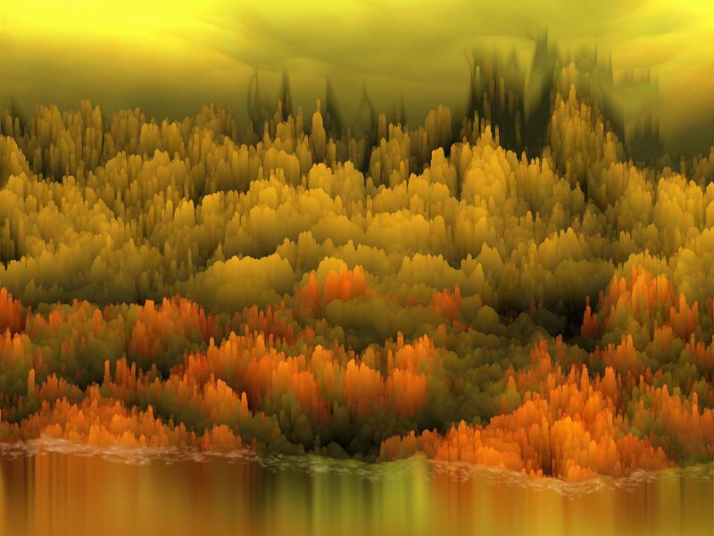 Abstract Landscape with Water