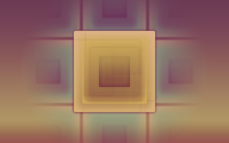 Abstract layered squares