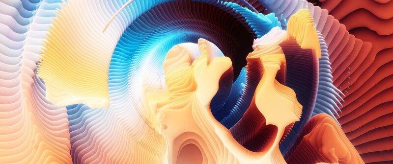 Abstract Layered Swirls