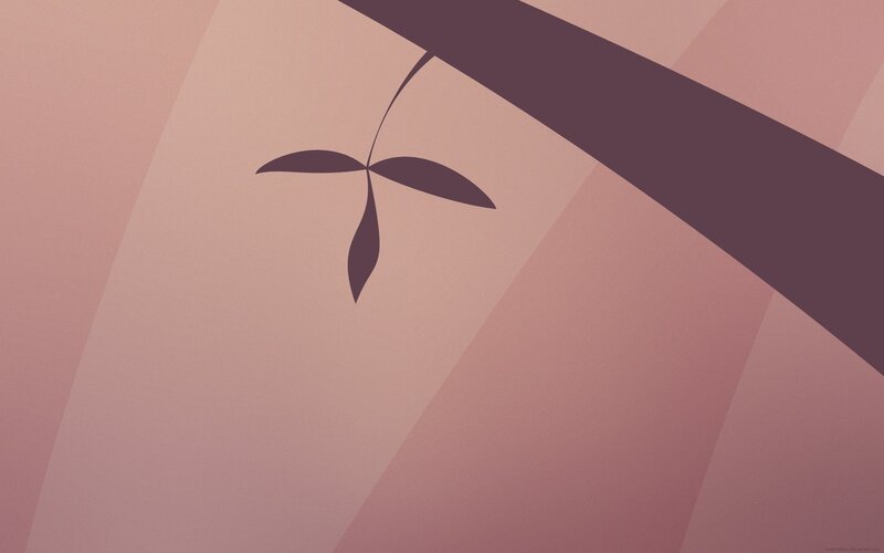 abstract leaf design