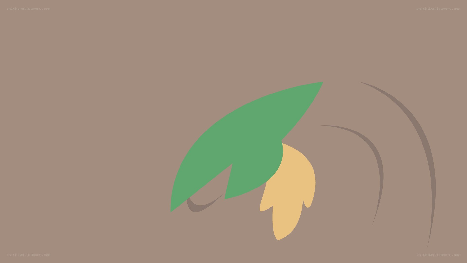 abstract leaf design