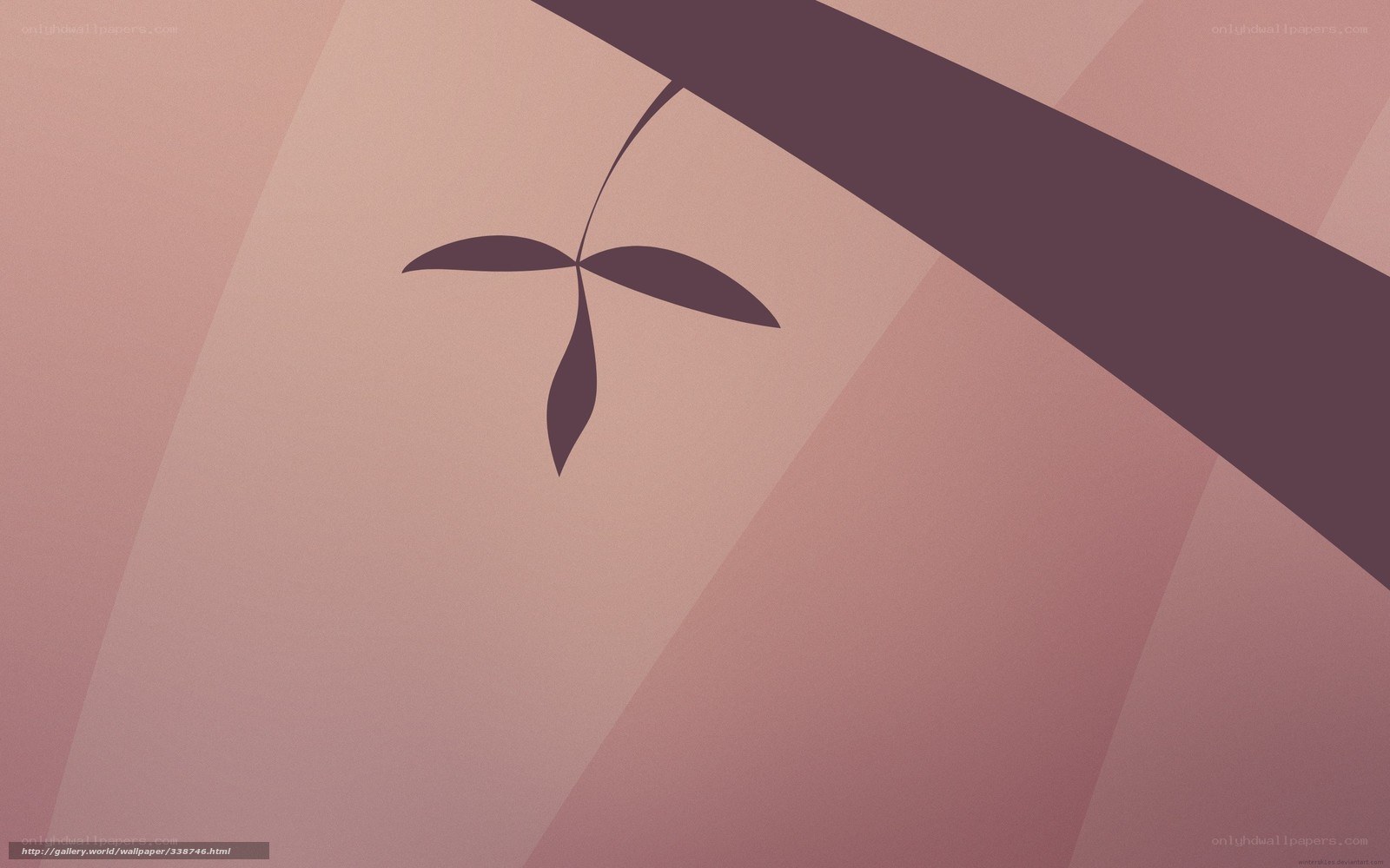 Abstract leaf design