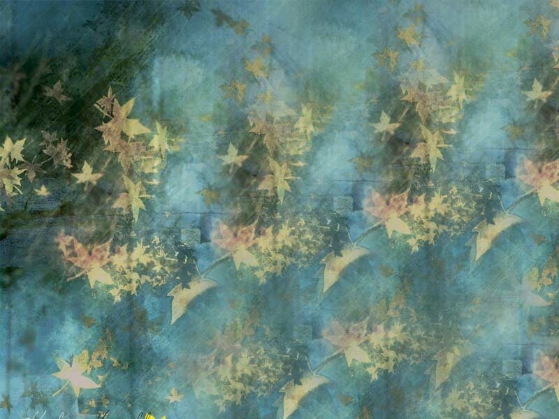 Abstract leaf pattern background