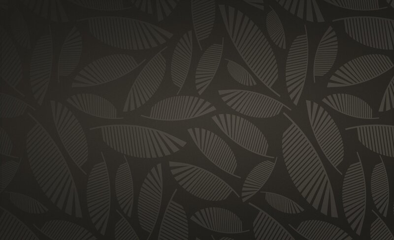 Abstract Leaf Pattern — Black, Calm