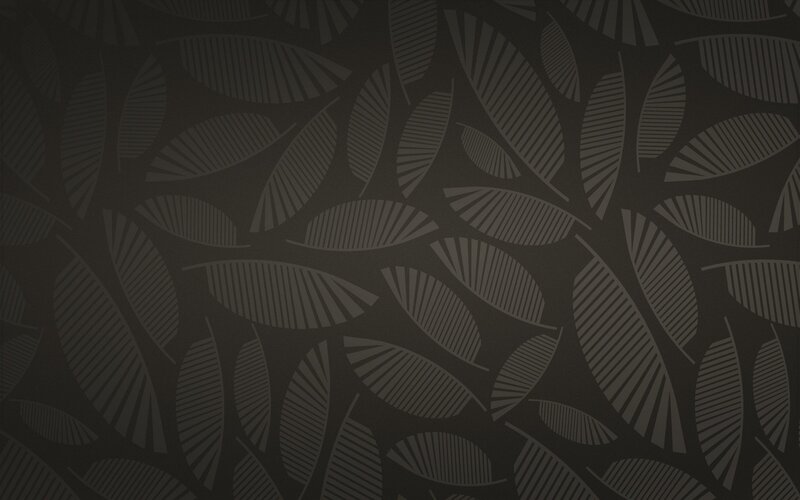 Abstract Leaf Pattern — Black, Calm, Vector Art, Leaves, Stripes