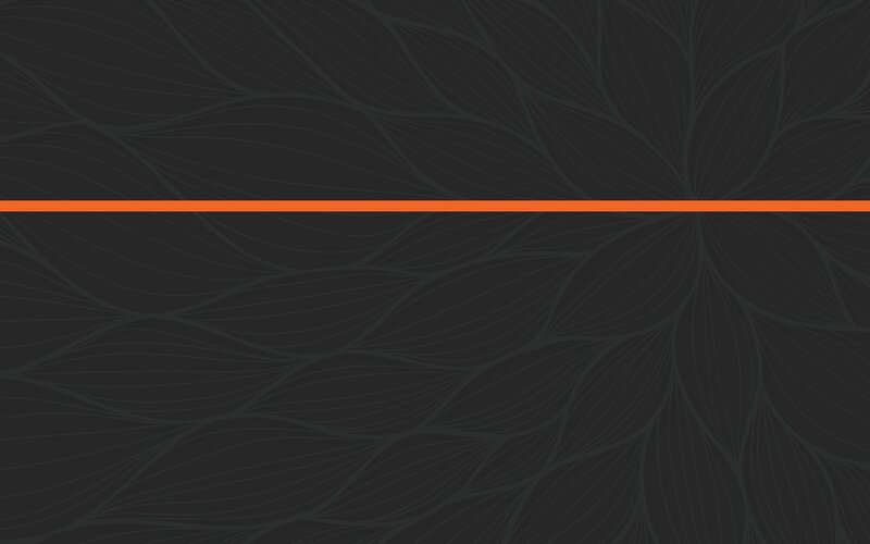 Abstract Leaf Pattern — Black
