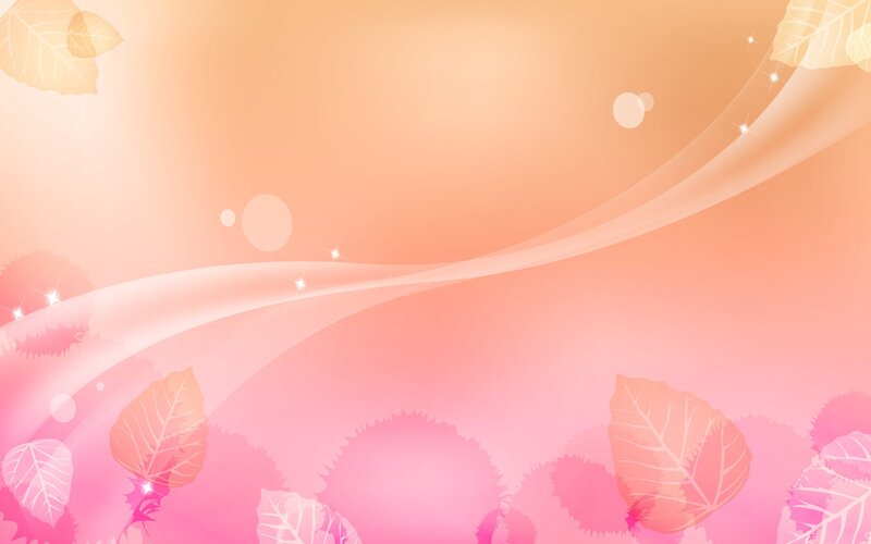 Abstract Leaf Pattern — Pink, Calm, Digital Art