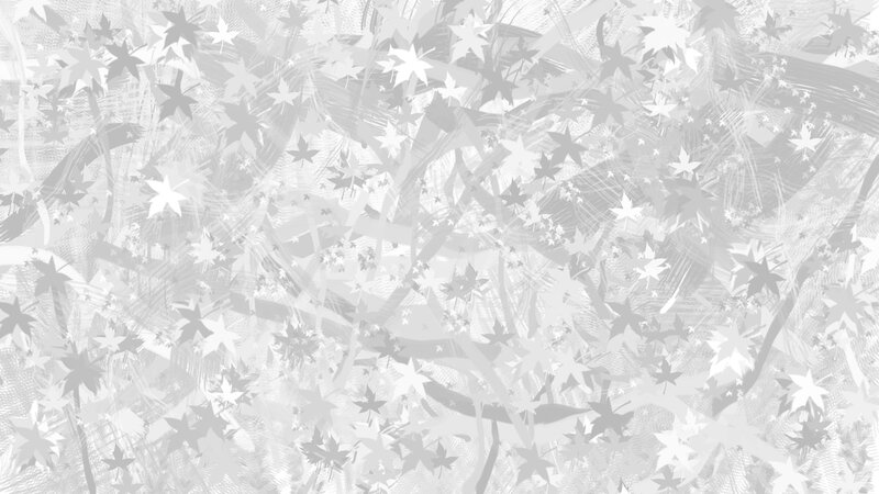 Abstract Leaf Pattern — White