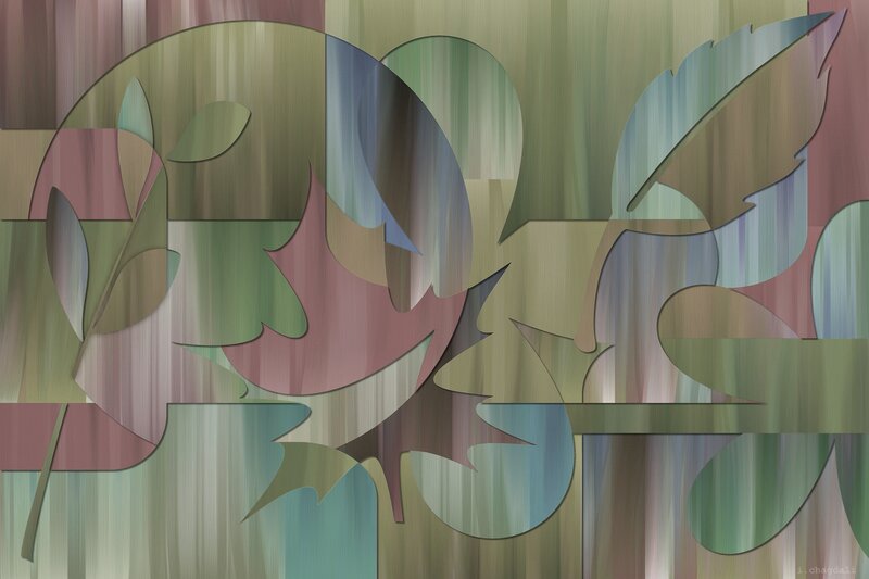 Abstract Leaf Shapes — Green
