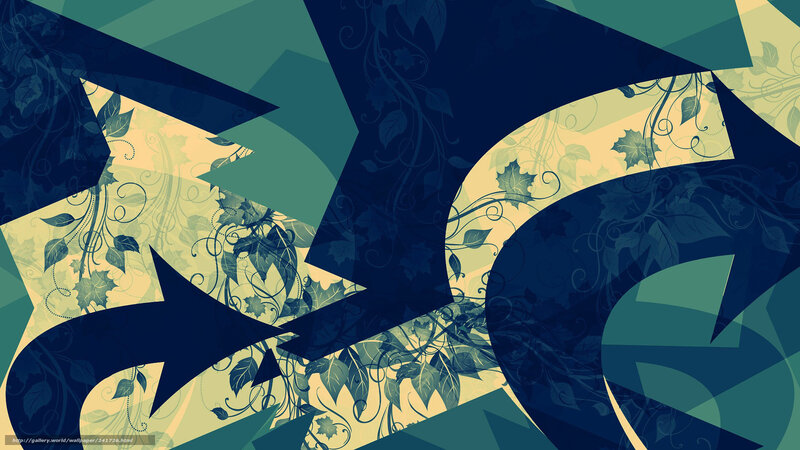 abstract leafy pattern design