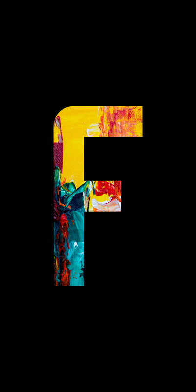 Abstract Letter F