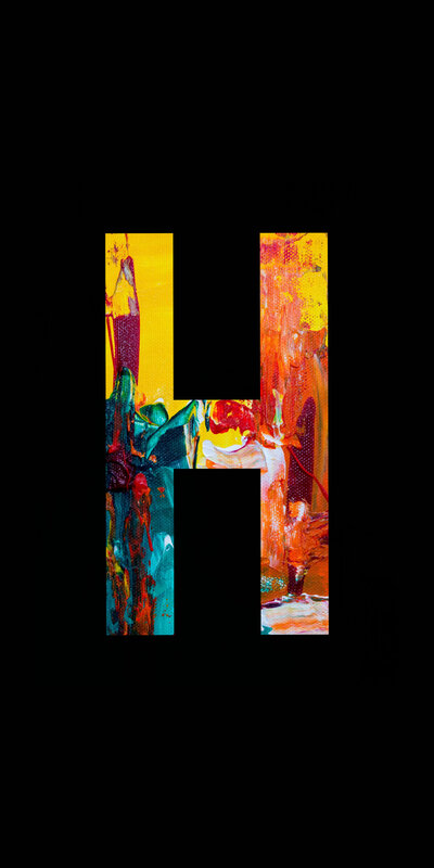 Abstract Letter H
