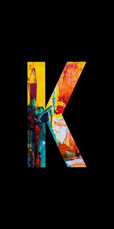 Abstract Letter K