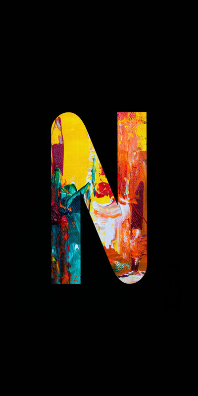 Abstract Letter N