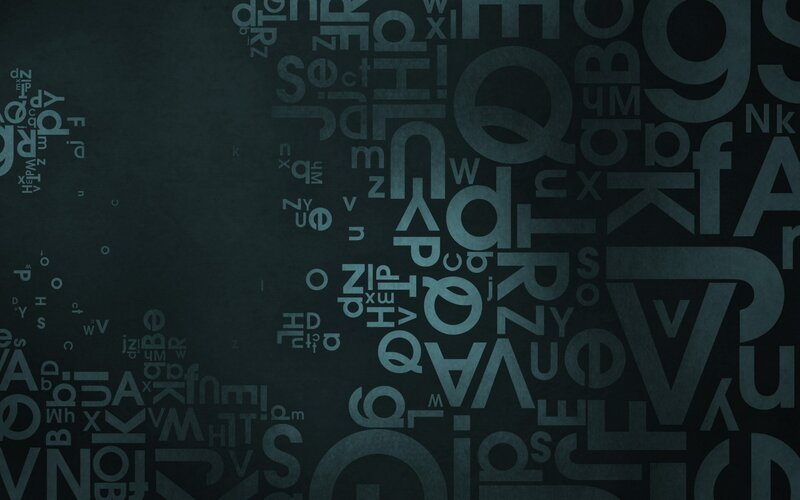 abstract letter pattern background