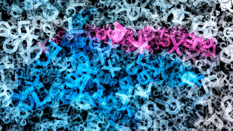 abstract letter pattern